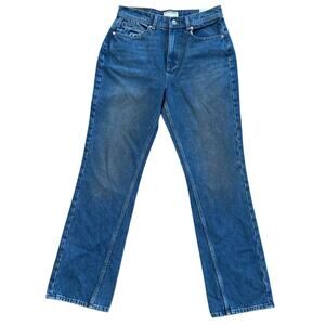 We the Free Xena Slim Straight Women Jeans SZ 30 Curve Ball Rigid Denim Grunge